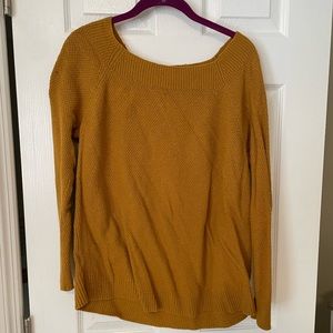 GUC loft mustard sweater